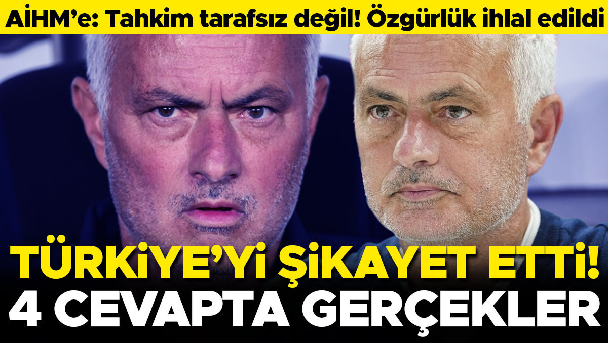 Mourinho'nun AİHM başvurusu: Tahkim Kurulu bağımsız mı