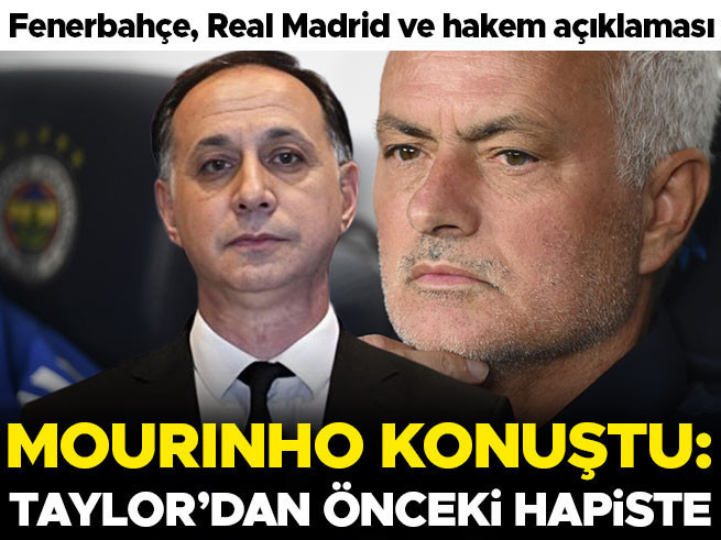 Mourinho'dan Fenerbahçe ve Türk Hakemlerine Sert Eleştiri