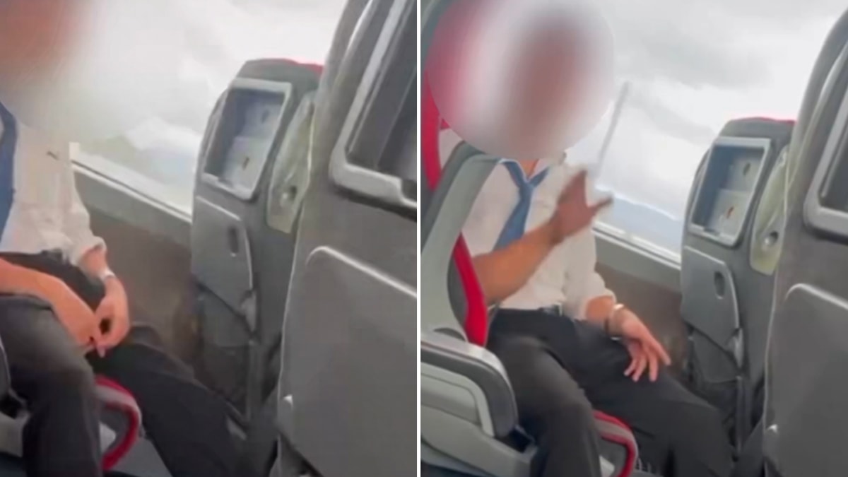 Muavinden Kadın Yolcuya Mide Bulandıran Hareket