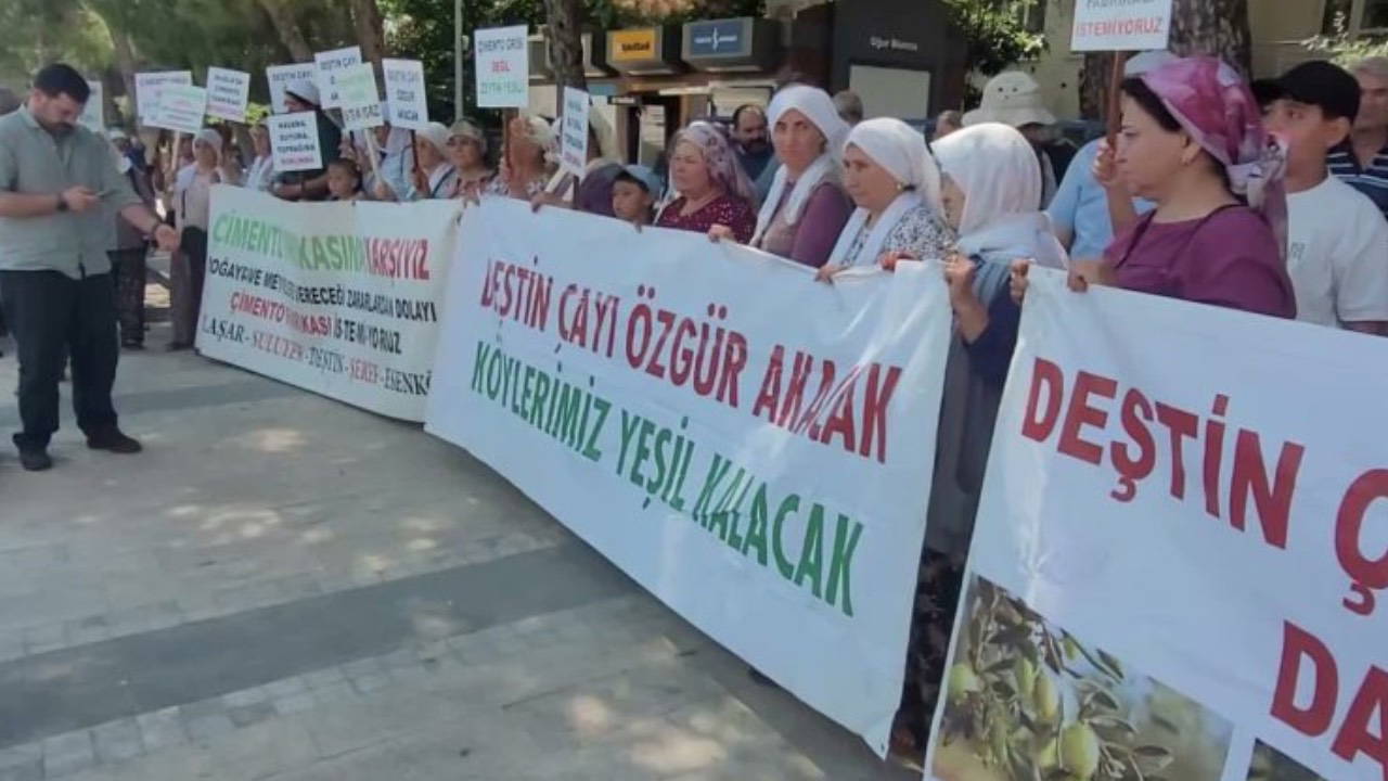 Muğla'da Çimento Fabrikasına Karşı Adalet Nöbeti Başlatıldı