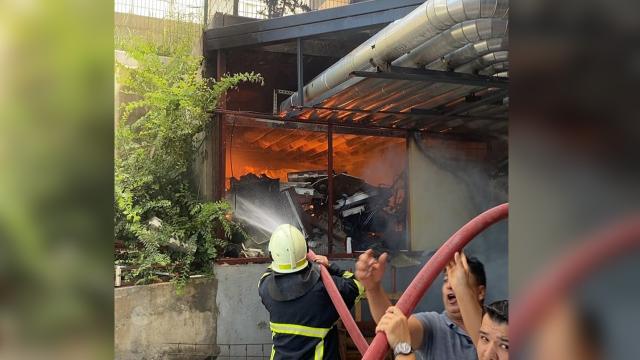 Muğla Devlet Hastanesi Kazan Dairesinde Yangın Paniği