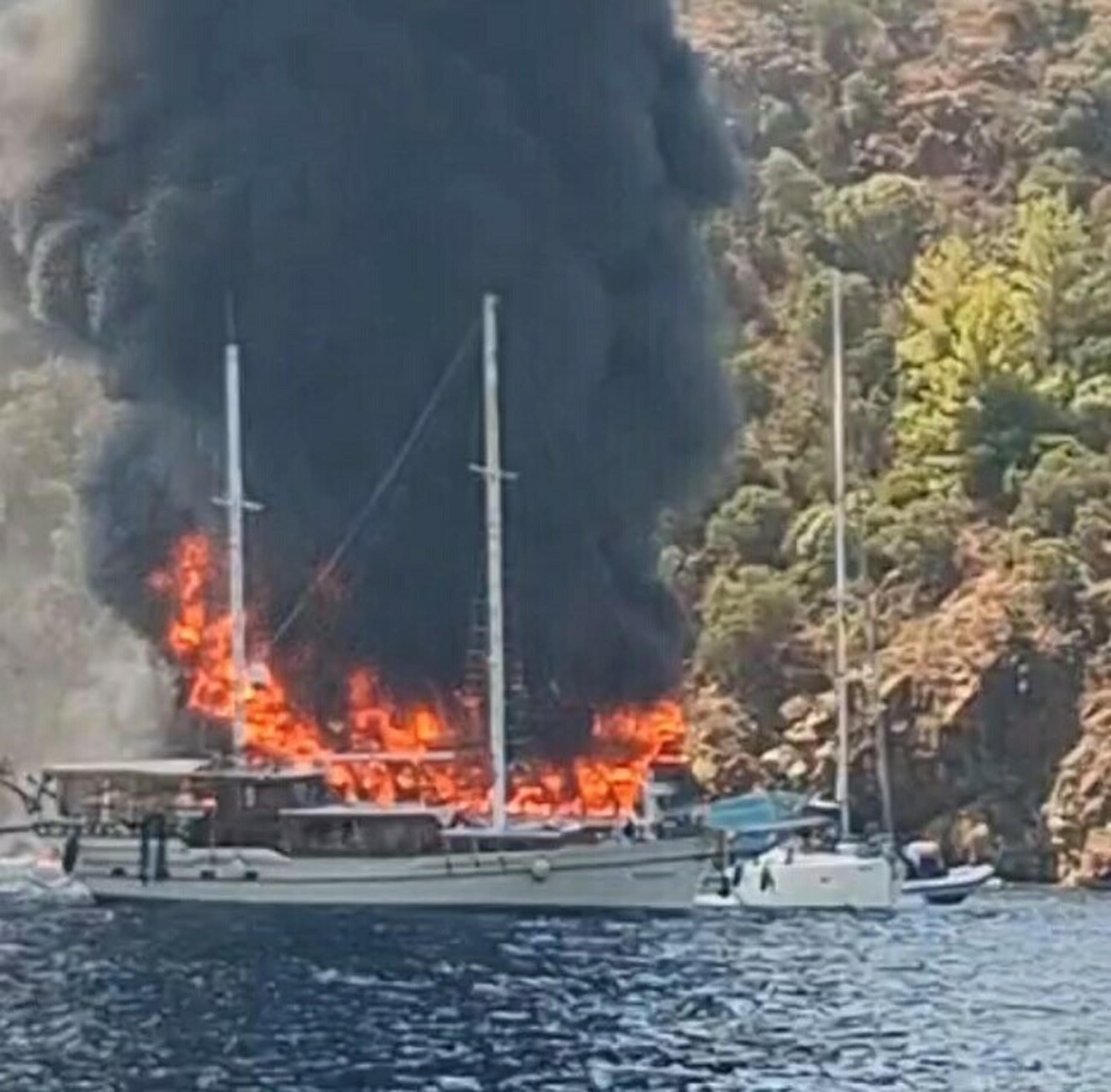 Muğla Fethiye'de gözlerden kaçmayan bir deniz faciası daha