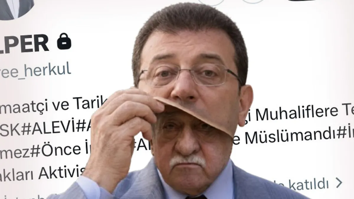 Muhalif Maskeli FETÖ'cü Hesap: İmamoğlu Fotoğrafıyla Algı Operasyonu