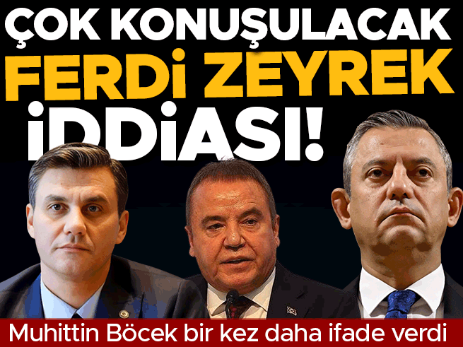 Muhittin Böcek Özgür Özel'e yapılan ödemeleri tek tek açıkladı