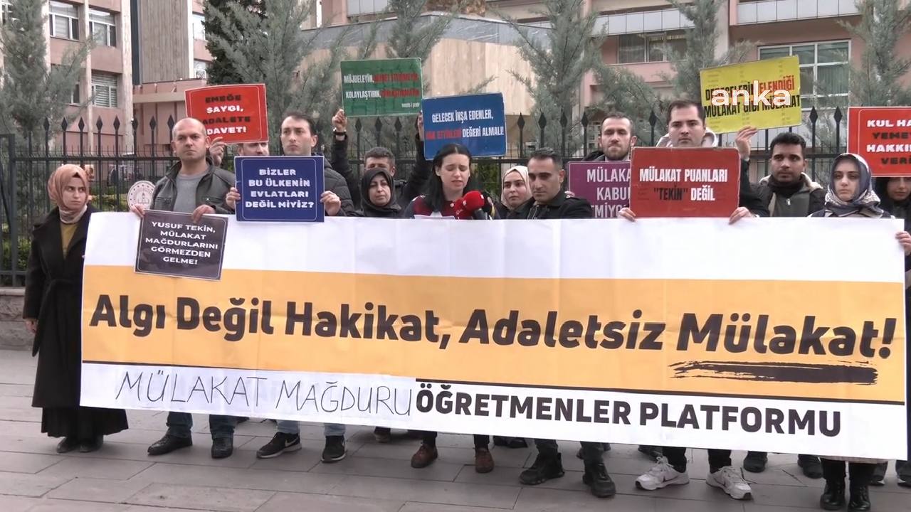 Mülakat mağduru öğretmen isyan etti: 'Bizler sizin oyuncağınız mıyız