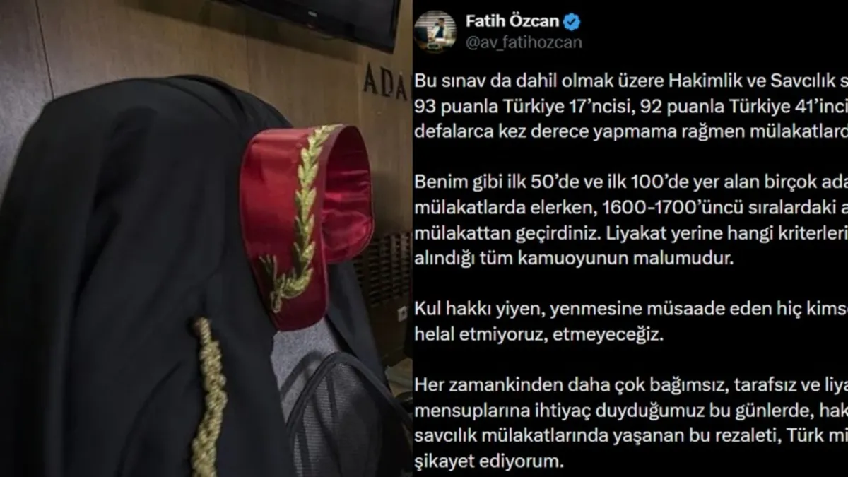 Mülakatta liyakatsizlik iddiaları asılsız çıktı