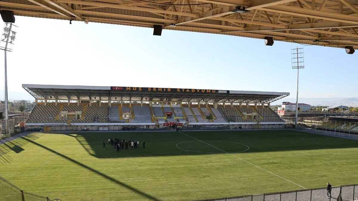 Muş Şehir Stadı'nda Çalışmalar Sona Erdi: Açılış İçin Gün Sayılıyor