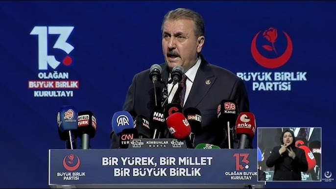 Mustafa Destici yeniden BBP Genel Başkanı seçildi