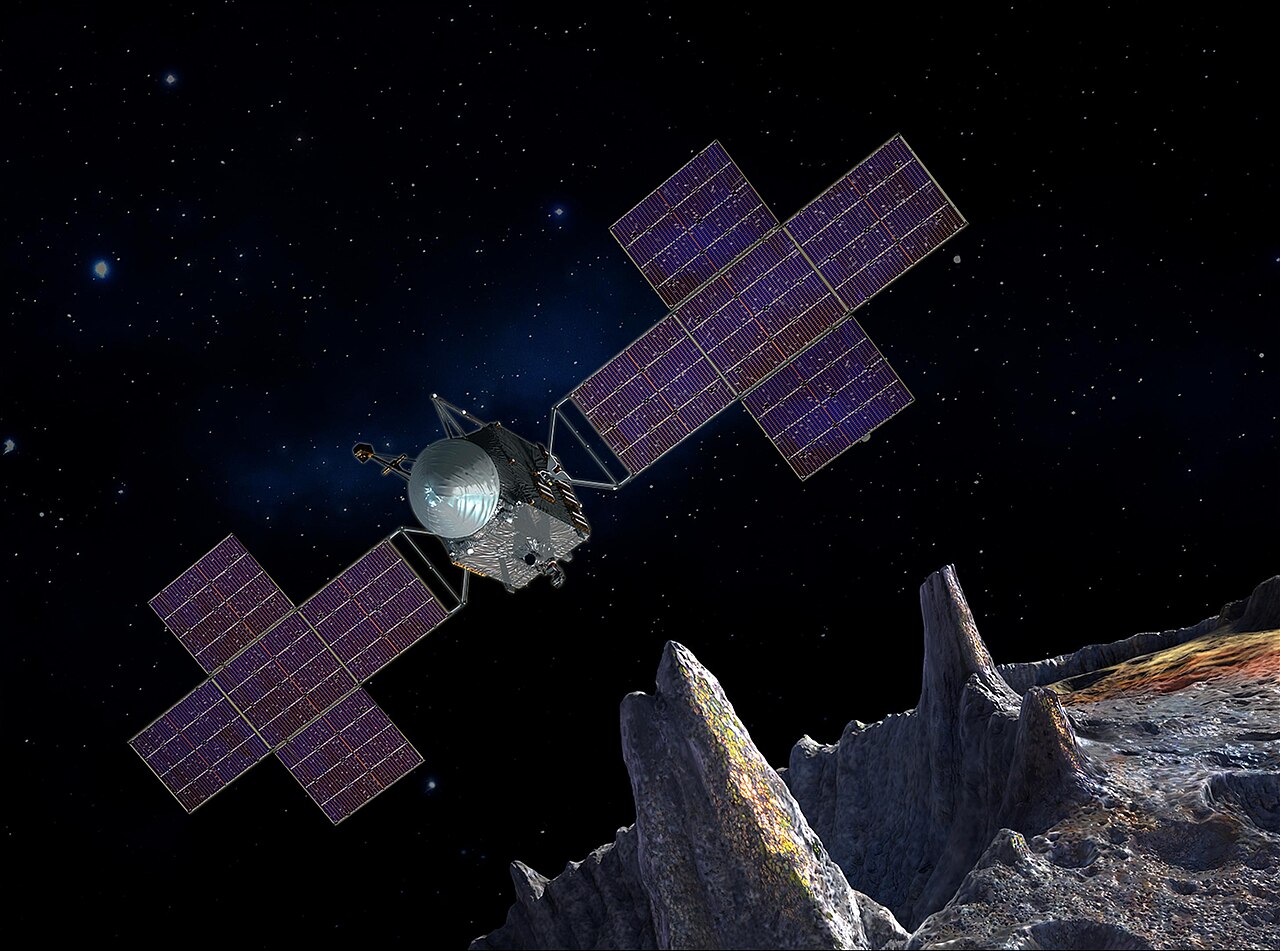 NASA'nın Psyche Aracı Mars'tan Geçerken Görüntüledi
