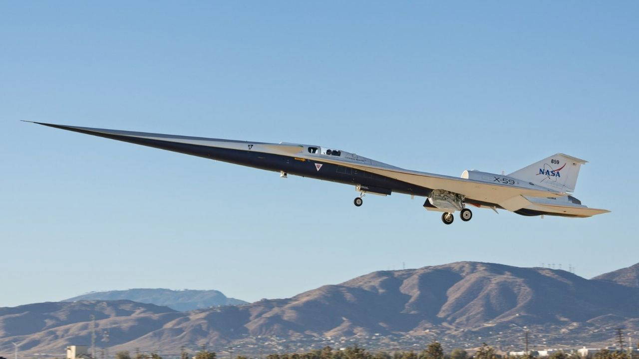 NASA'nın sessiz süpersonik uçağı X-59 ilk kez ses duvarını aşacak