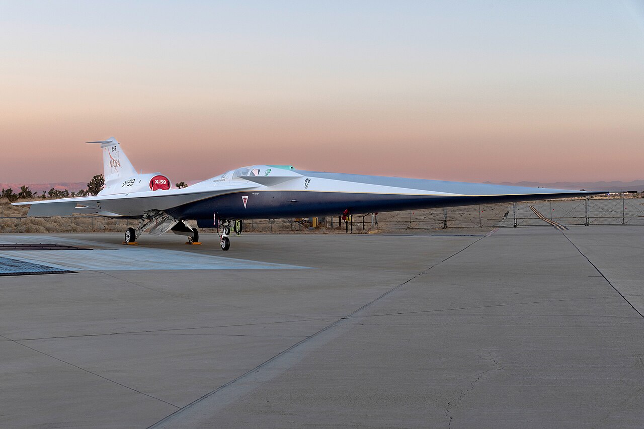 NASA'nın 'Sessiz' Süpersonik Uçağı X-59 İlk Kez Ses Hızını Aştı