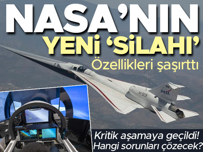 NASA'nın Sessiz Süpersonik Uçağı X-59 Göklere Hazırlanıyor