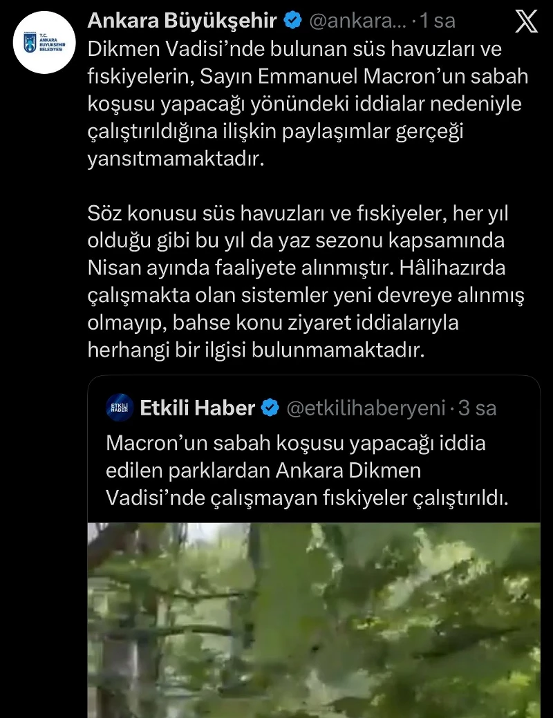 NATO Zirvesi için Ankara'da hazırlıklar: "Fıskiye" iddiası asılsız çıktı