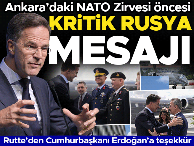 NATO Zirvesi Ankara’da: Rutte’den Basın Toplantısı