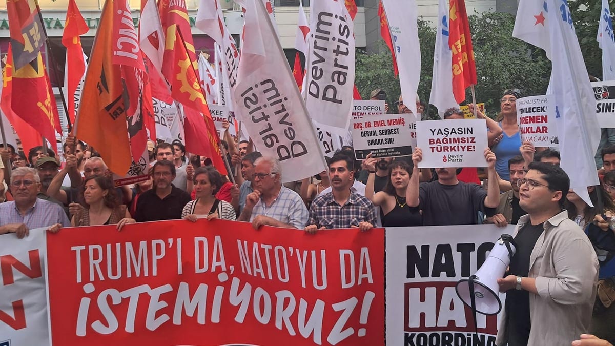 NATO Zirvesi Öncesi Ankara'da Protesto: 'Üsler Kapatılsın