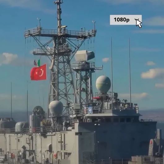 NATO'dan Türk savaş gemisi paylaşımı: Her çözünürlükte güvenliğimizi sağlıyor