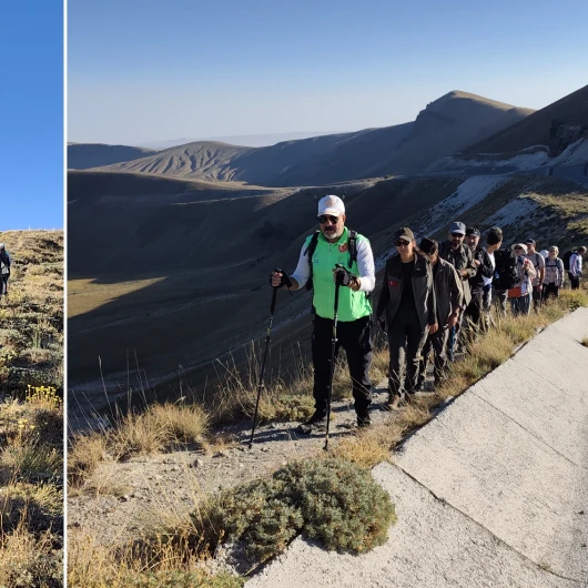 Nemrut Kalderası'nda Çanak Yürüyüşü: Doğaseverlerden Farkındalık Etkinliği