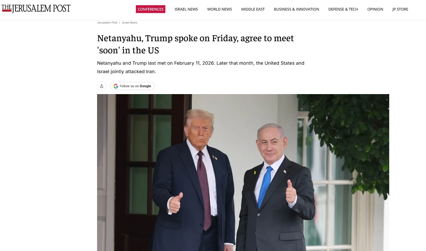 Netanyahu, Erdoğan-Trump Görüşmesi Sonrası Randevu Aldı