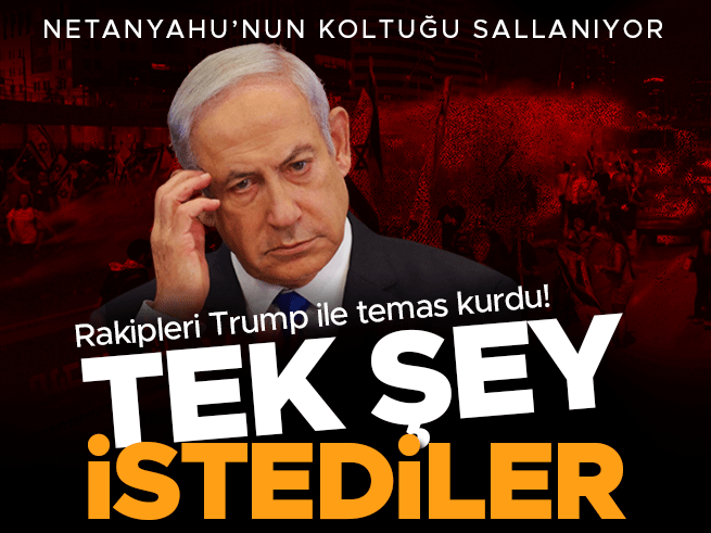 Netanyahu'nun Rakipleri Trump ile Gizli Görüştü! Tek İstekleri Ne
