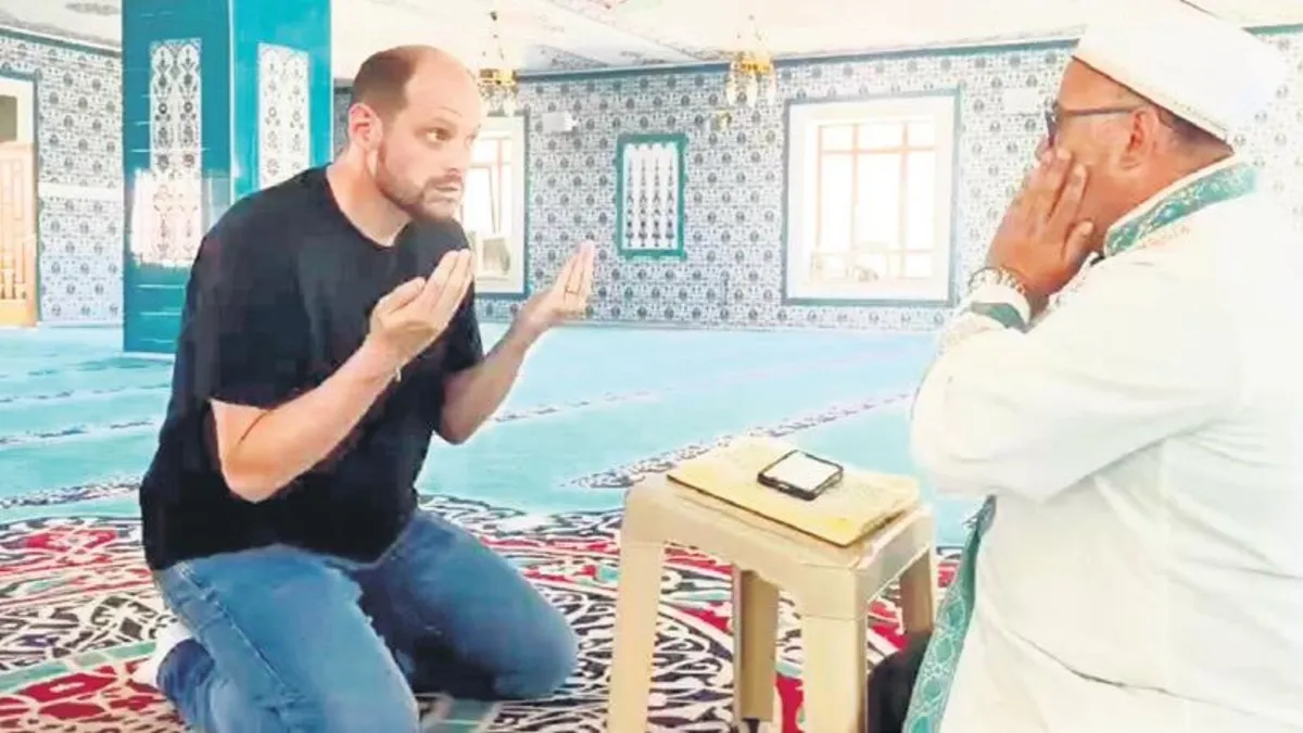 Nevşehir'de Alman Damat Kelime-i Şehadet Getirerek Müslüman Oldu