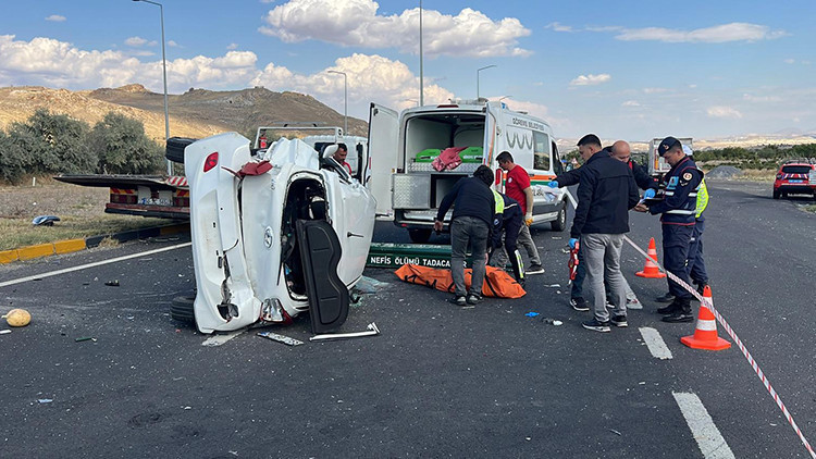 Nevşehir Göreme Kavşağı'nda feci kaza: Çift hayatını kaybetti