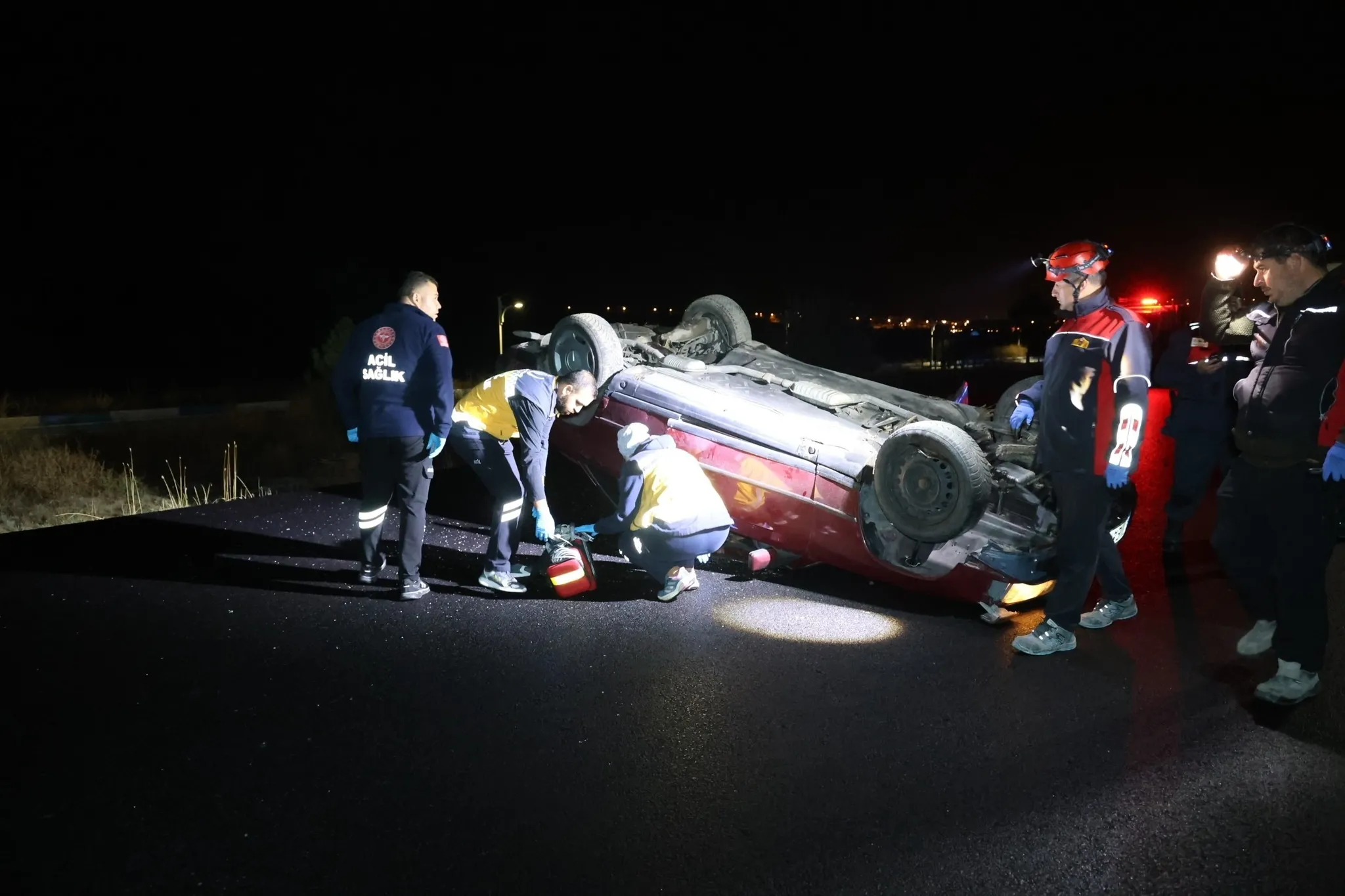 Nevşehir'de otomobil takla attı: 80 yaşındaki sürücü hayatını kaybetti