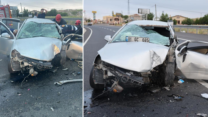Nevşehir'de direğe çarpan otomobilde 15 yaşındaki çocuk öldü, 3 yaralı