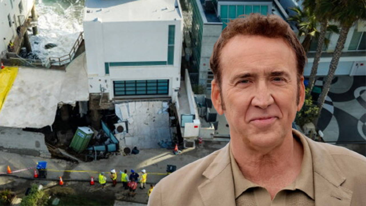 Nicolas Cage'in Malibu Evi Heyelandan Etkilendi