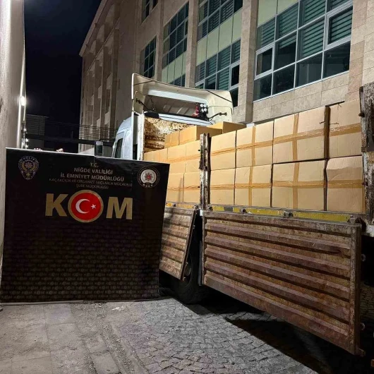 Niğde'de 4.9 Milyon Doldurulmuş Makaron Ele Geçirildi