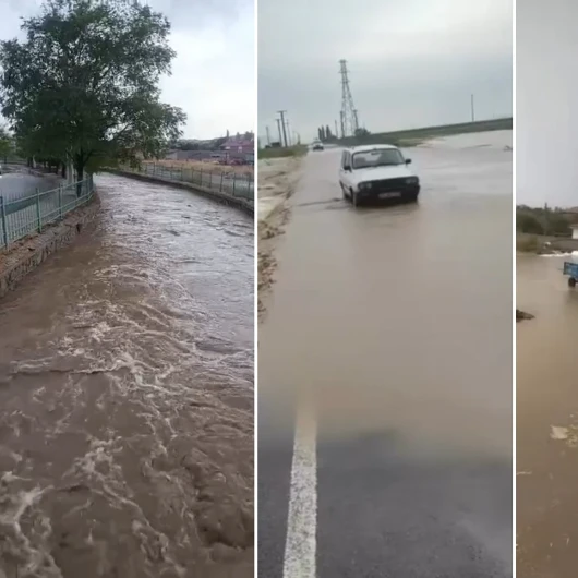 Niğde'de Sağanak Sele Dönüştü: Tarım Arazileri Zarar Gördü