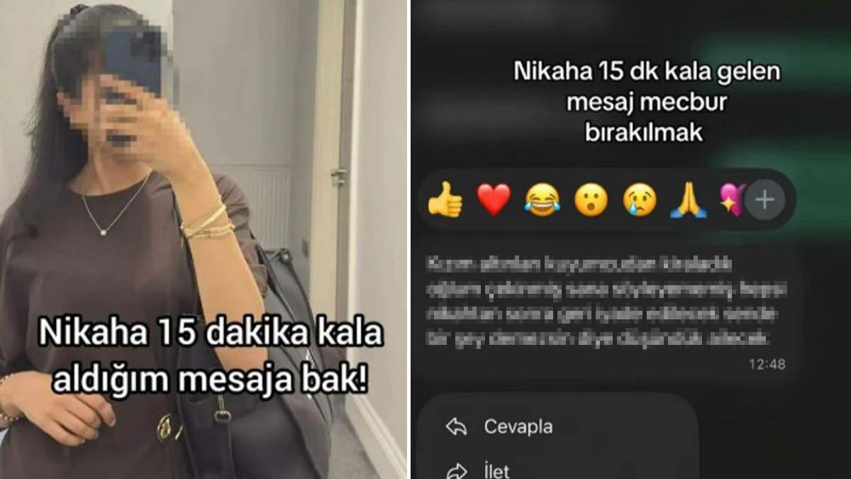 Nikaha Dakikalar Kala Gelen Kayınpeder Mesajı Sosyal Medyada Gündem Oldu