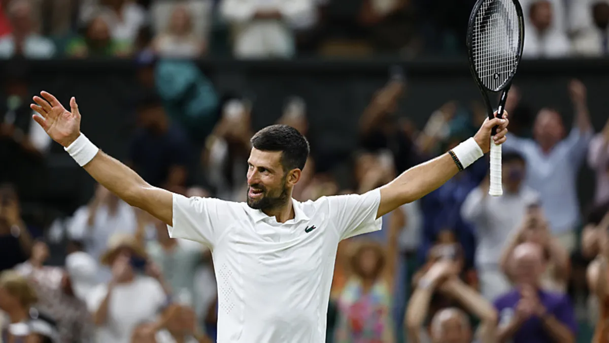 Novak Djokovic, Wimbledon'da yarı finale yükseldi