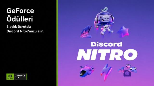 NVIDIA Kullanıcılarına 3 Ay Ücretsiz Discord Nitro Fırsatı