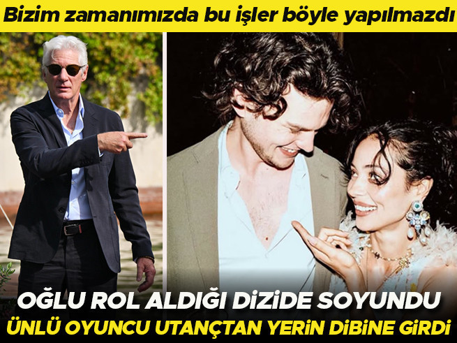Oğlu dizide soyundu, ünlü oyuncu yerin dibine girdi