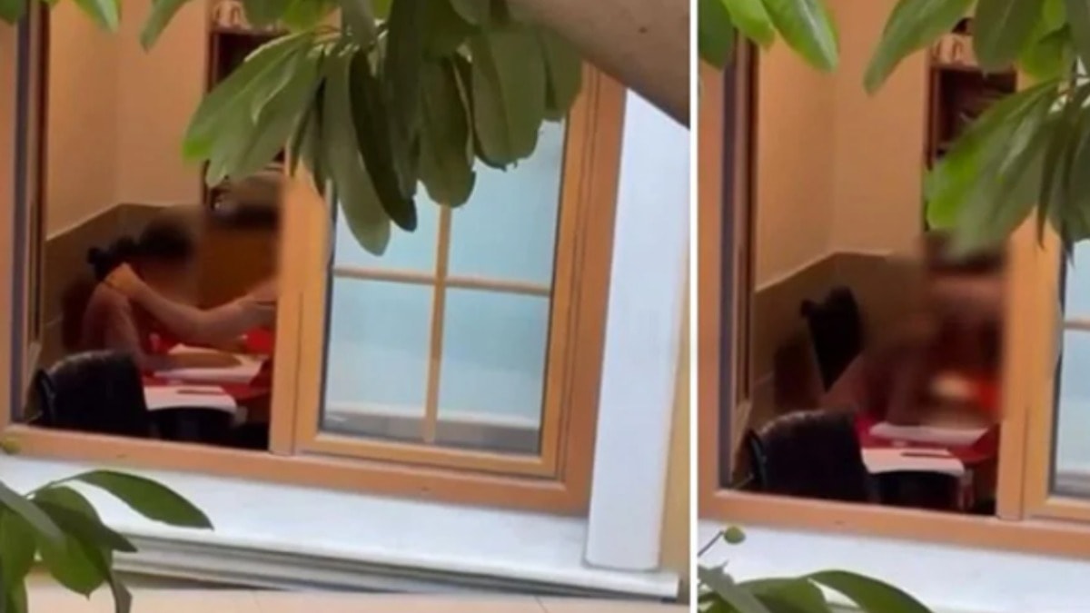 Oğlunun Okuluna Gizlice Giren Baba Gördükleriyle Şok Oldu