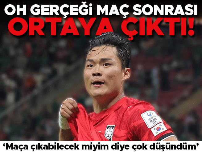 Oh gerçeği maç sonrası ortaya çıktı: 'Maça çıkabilecek miyim diye çok düşündüm