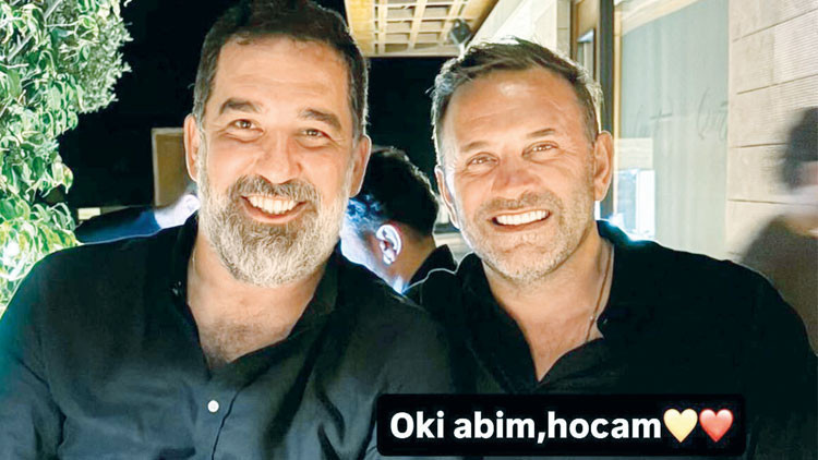 Okan Buruk ile Arda Turan bir araya geldi: Şampiyonlar buluşması