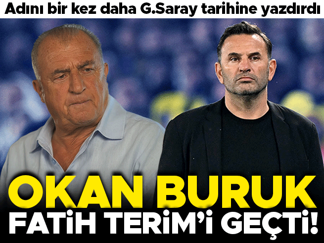 Okan Buruk, Fatih Terim'i geride bıraktı: Galatasaray tarihine geçti