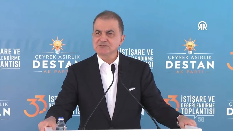 Ömer Çelik: Terörsüz Türkiye'de yeni aşamadayız