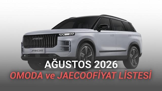 OMODA 5 ve JAECOO 7 Ağustos 2026 Fiyatları Açıklandı