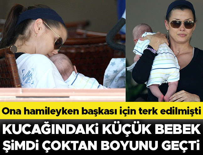 Ona hamileyken terk edilmişti: O bebek şimdi boyunu geçti