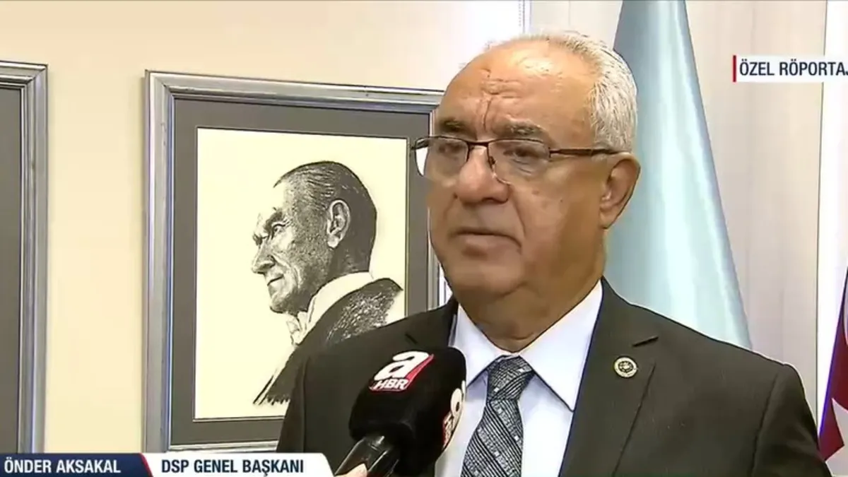 Önder Aksakal'dan Özgür Özel ekibine ret: DSP'yi kimse ele geçiremez