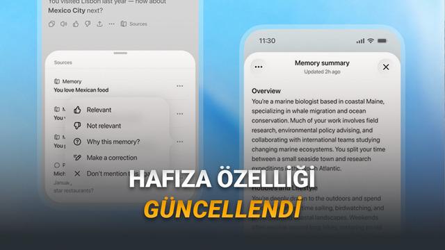 OpenAI ChatGPT'nin Hafıza Özelliğini Güncelledi