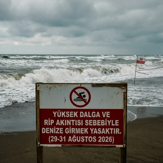 Ordu'da 3 Gün Denize Girmek Yasaklandı: Yüksek Dalga ve Rip Akıntısı Uyarısı