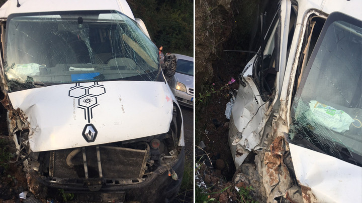 Ordu'da Okul Servisi Şarampole Devrildi: 5 Öğrenci ve Sürücü Yaralandı