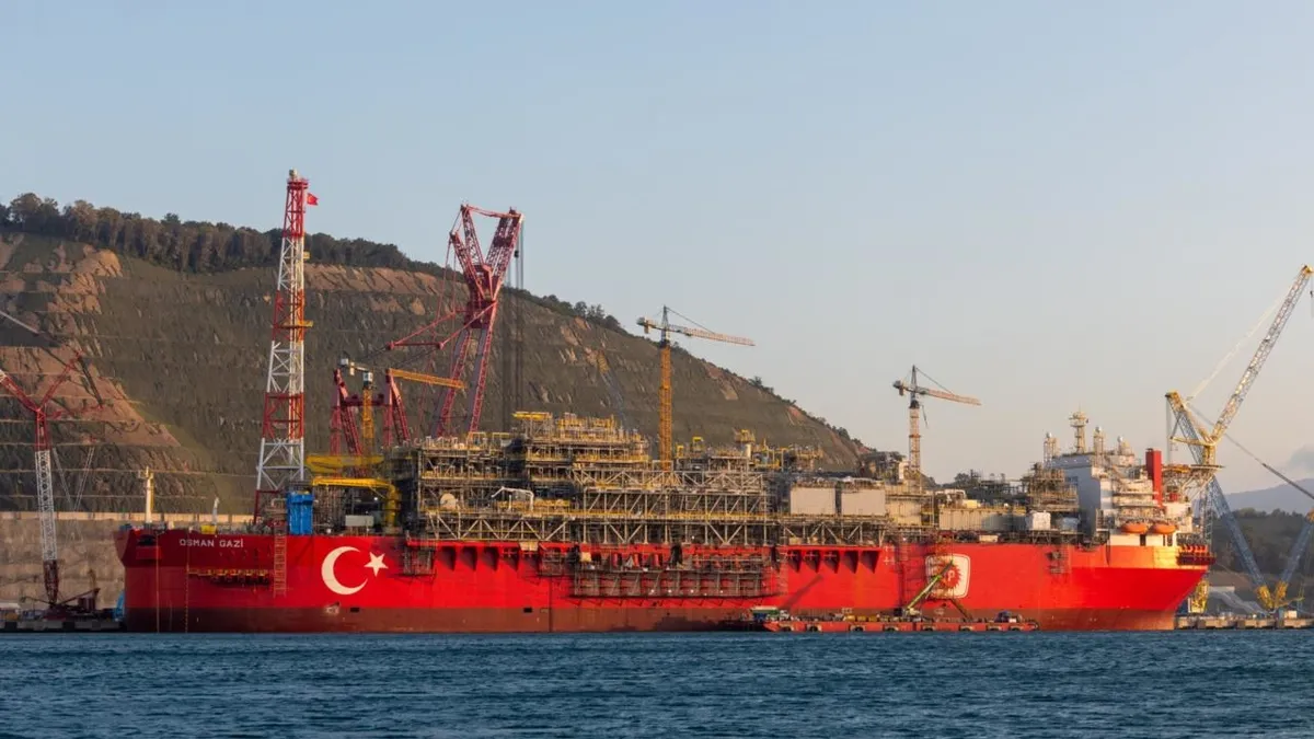 Osman Gazi Platformu Karadeniz'de Göreve Başlıyor