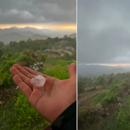 Osmaniye'de Kavurucu Sıcaklığın Ardından Ani Dolu ve Fırtına