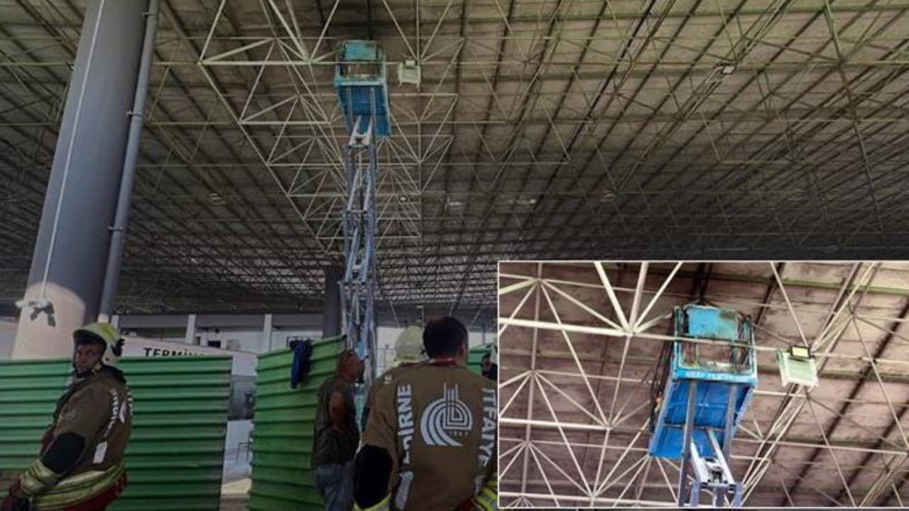Otogar Çatısında Tiner Alev Aldı: 2 İşçi Ağır Yaralı