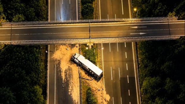 Otoyolda Parfüm Yüklü Tır Devrildi: Kimyasal Risk Alarmı