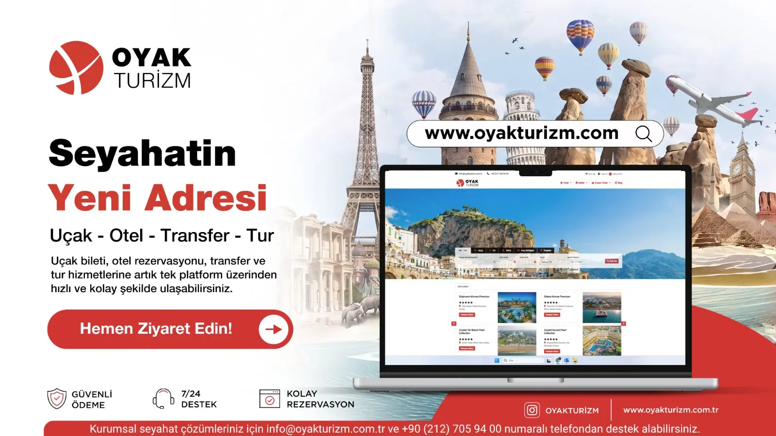 OYAK Turizm Hizmetlerini Dijitalde Tek Çatı Altında Topladı